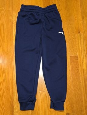 Puma Kids Navy Jogger Sweatpants